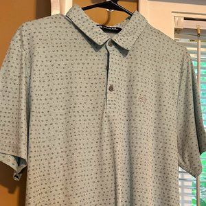 Travis Mathew Men's Thundersnow Golf Polo-Men's Large